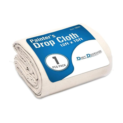 DIRT DEFENSE Drop Cloth Cotton Tarp Large Canvas T