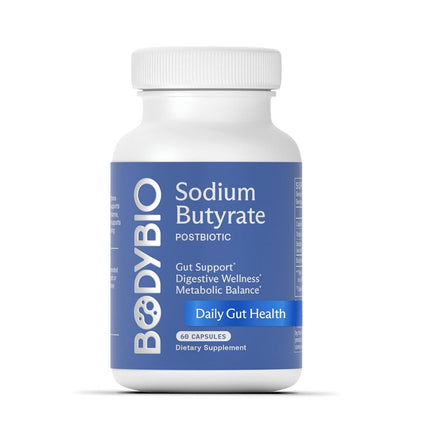 BodyBio Butyrate with Sodium - Supports Healthy Di