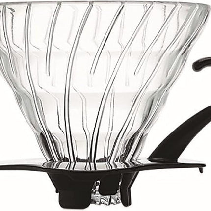 Hario VDG-02B Glass Coffee Dripper, Black