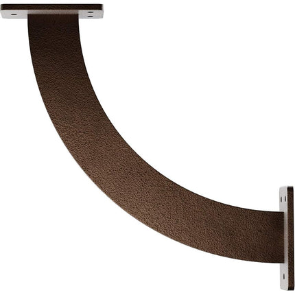 Ekena Millwork BKTM02X11X11BRHDB Steel Bracket Bradford, Hammered Dark Bronze, 2" W x 11" D x 11" H