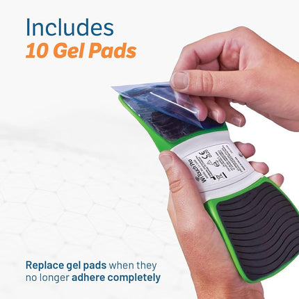 Hollywog Gel Pad Refills | WiTouch Pro & Aleve Direct Therapy TENS | Reusable | Sticky Pads for TENS Unit - 1 Pack of 10 Pads