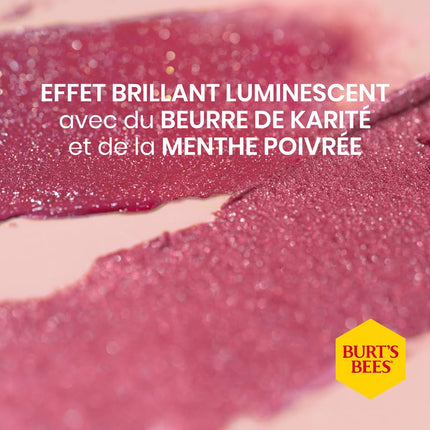 Burt's Bees Gift Set, 3 Lip Shimmers in Peony, Rhubarb and Fig Shades, Kissable Colour, 3x2.6g, Multi, 11.05 grams, 3.0 count