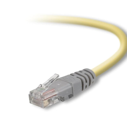 Belkin 50-Foot CAT5e Crossover Molded Networking Cable (Yellow)