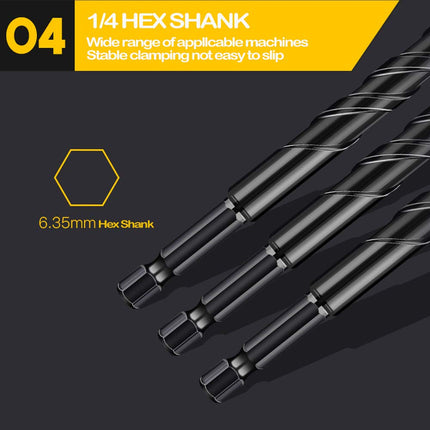 【Ugrade】 Mgtgbao5pc 10MM Masonry Drill Bits, 3/8”Concrete Drill Bit Set for Tile,Brick, Plastic and Wood,Tungsten Carbide Tip Best for Wall Mirror and Ceramic Tile