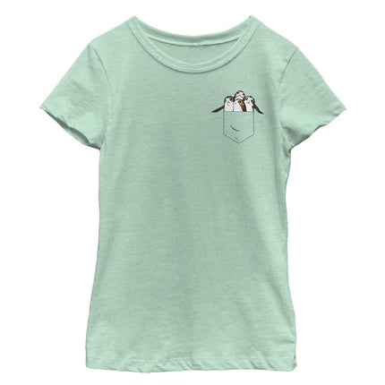 STAR WARS Girls' Big, Green//Porgs in My Pockets, X-S
