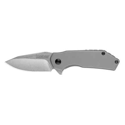 Kershaw Valve Frame Lock Knife Bead Blast Stainless Steel (2.25" Stonewash) 1375
