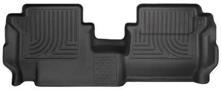 Husky Liners 19691 compatible con Ford Transit Connect 2014-19 con asiento de banco en la segunda fila, alfombrilla Weatherbeater para segunda fila de asientos, negra
