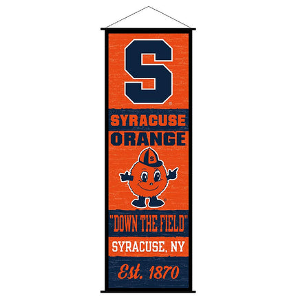 Syracuse Orange Banner and Scroll Sign