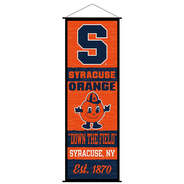 Syracuse Orange Banner and Scroll Sign