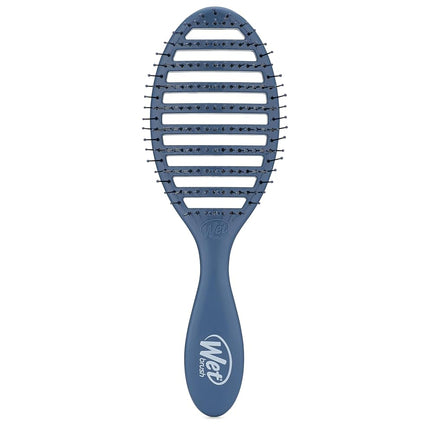 WetBrush Speed Dry Detangler avec Poils Heatflex et Design Ouvert pour un Séchage Plus Rapide, pour Tous Types de Cheveux, Bleu Élémentaire
