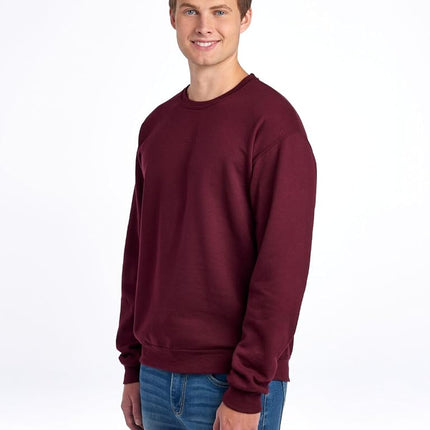 Jerzees Men's NuBlend Fleece Hoodies and Sweatshirts, Sweatshirt - Maroon, S