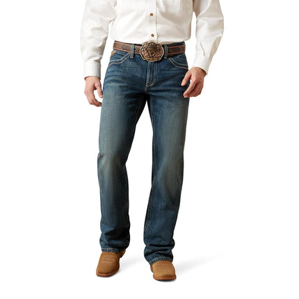 Ariat Men's M4 Low Rise Boot Cut Jeans - Blue - Me