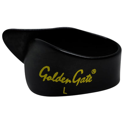 Golden Gate GP1-4B Thumb & Finger Pick Pack – Stainless Steel/Black – Large