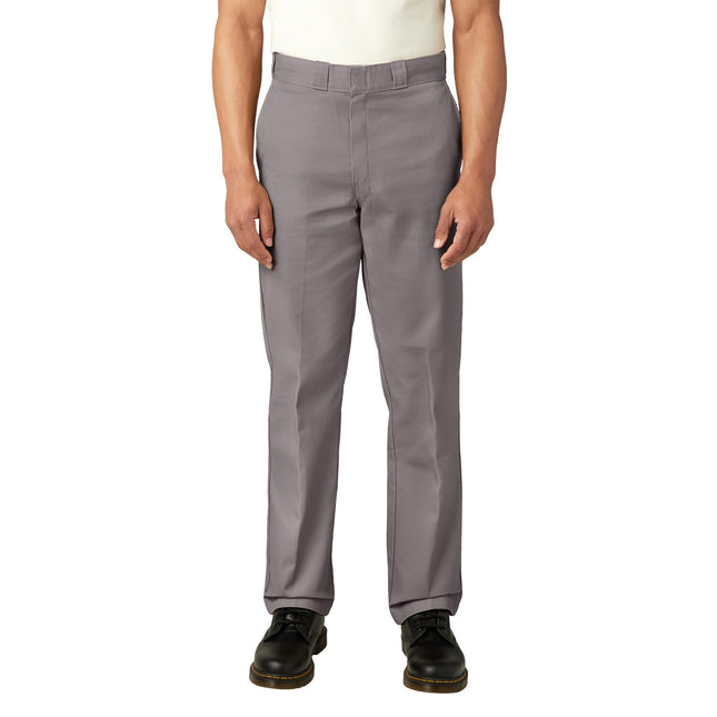 Dickies Men's Original 874 Work Pants, Silver, 34W
