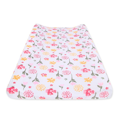 Burt's Bees Baby - Changing Pad Cover, 100% Organic Cotton Changing Pad Liner for Standard 16" x 32" Baby Changing Mats
