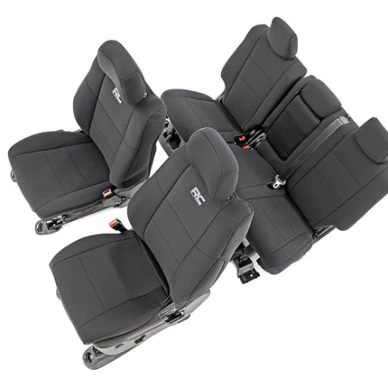 Rough Country Neoprene Seat Covers for 2011-2022 Jeep Grand Cherokee - 91046