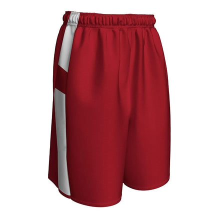 CHAMPRO Women's Crossover Short 5" Inseam Scarlet, White