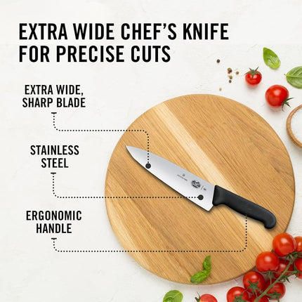 Victorinox 8 Inch Fibrox Pro Chef’s Knife 40520, 47520, 45520 Frustration Free Packaging