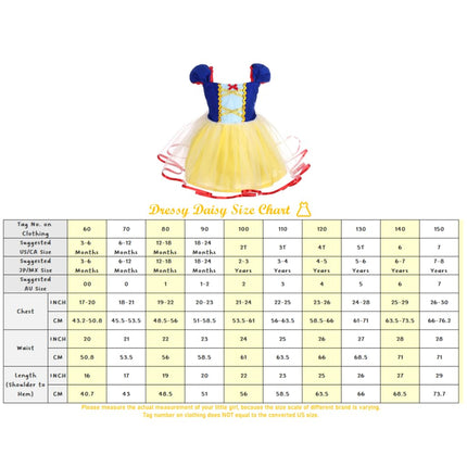Dressy Daisy Princess Costume Tulle Dress for Baby Girls, Size 1