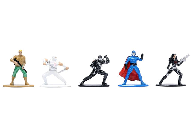 Jada Toys G.I. Joe 1.65" 18-Pack Die-cast Figures, Toys for Kids and Adults, 32913