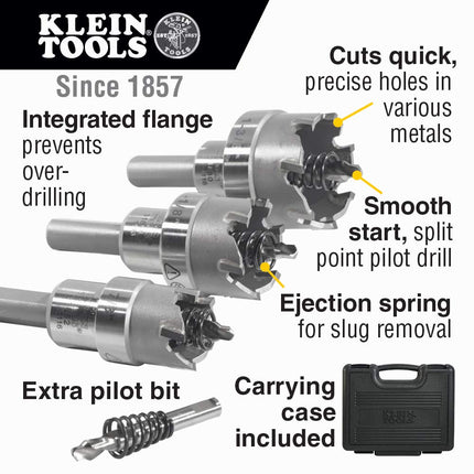 Carbide Hole Cutter Set 4 Piece KLEIN TOOLS 31872