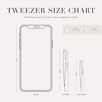 Tweezerman Rose Gold Mini Slant Tweezer