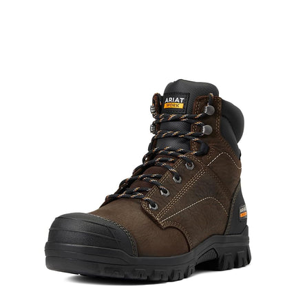 ARIAT Men's Treadfast 6" Waterproof Steel Toe Work Boot (Numeric_10_Point_5) Dark Brown