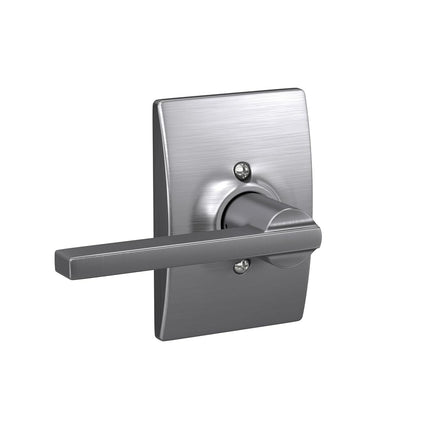 Schlage F170 LAT 626 CEN Century Collection Latitude Decorative Trim Lever, Satin Chrome