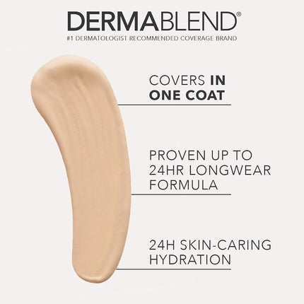 Dermablend Cover Care Full Coverage Concealer - Provides 1 Coat Coverage - Waterproof And Transfer Resistant - Covers A Variety Of Skin Blemishes - 24 Hour Hydration - Long Lasting - 23W - 10 ML