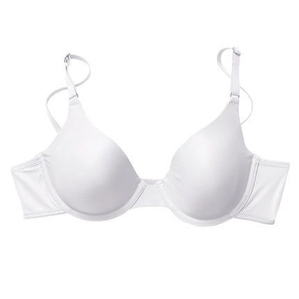 Maidenform Women's One Fab Fit - Demi Bra, White), 32DD