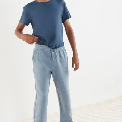 Lot de 3 tee-shirts Hanes Big Originals, sous-pulls super doux pour garçons, anti-humidité, noir/blanc/bleu, taille S