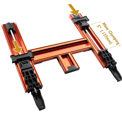 O'SKOOL Hinge Mate Accessory Installation Kit for Wooden Doors, Jambs, Latches, and Strike Plates - Jig Cuts Mortises up to 2-1/4" Wide by 5