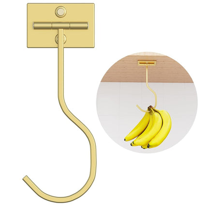 Adhesive Banana Hook Under Cabinet, Under Counter 