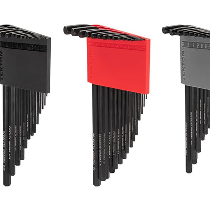 TEKTON Flat End Hex and Star L-Key Set with Holder, 41-Piece (0.050-3/8 in., 1.3-10 mm, T6-T50) | KEY91003