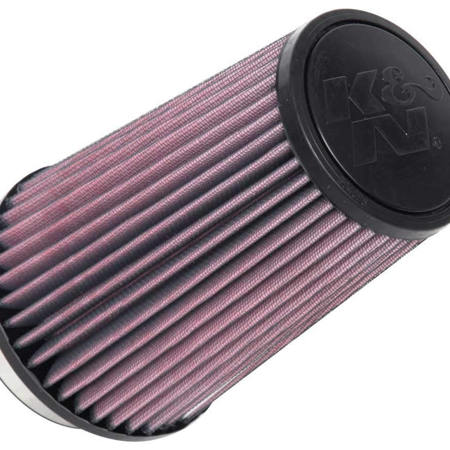 K&N Universal Clamp-On Air Filter: High Performance, Premium, Washable, Replacement Filter: Flange Diameter: 3.5 In, Filter Height: 8 In, Flange Length: 1.25 In, Shape: Round Tapered, RU-1045