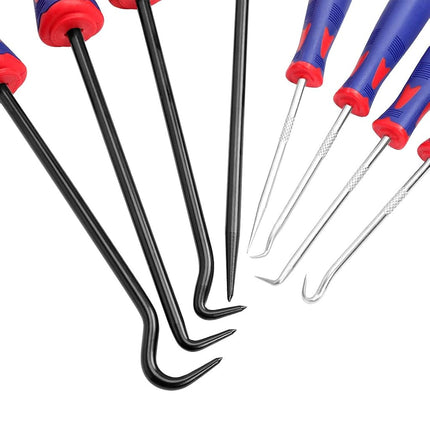 WORKPRO 9Pcs Precision Pick & Hook Set with Scraper, Automotive & Electronic Hand Tools, W000846A