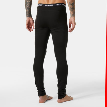 Helly Hansen Men's Lifa Merino Midweight Pant, Black, XL