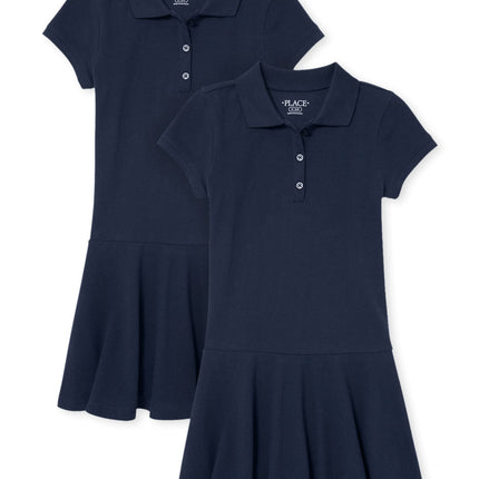 The Children's Place Girls' Uniform Pique Polo Dre