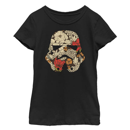 STAR WARS Girls' Big, Black//Trooper Pattern, L