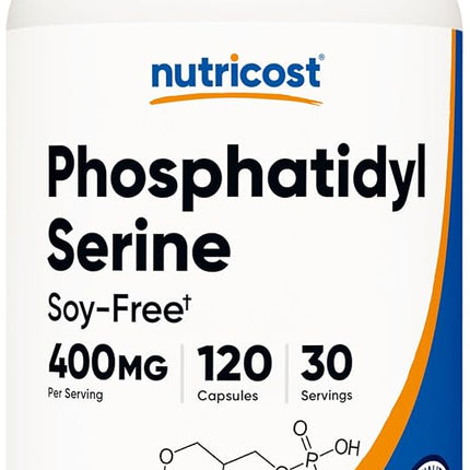 Nutricost Phosphatidylserine 400mg, 120 Capsules -