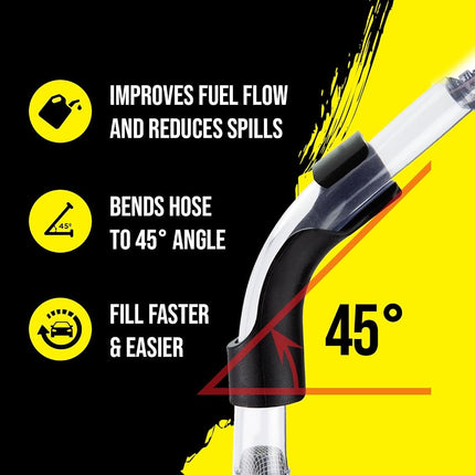 MISSION AUTOMOTIVE 2 Pack Hose Bender for Racing Fuel Tanks, Utility Containers, Gas Cans - Heavy Duty - Compatible with VP, Sportsman, Rural King and more. Provides the Ideal Bend for Your Fuel Hose