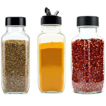 JARMING COLLECTIONS Glass Spice Jars with Shaker L