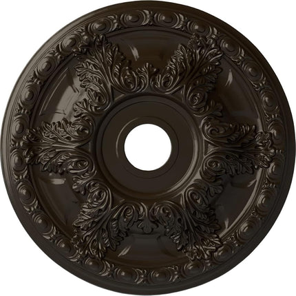 Ekena Millwork CM23GASHF 23-3/8 x 3-5/8 x 2-1/2 Granada Ceiling Medallion, Stone Hearth