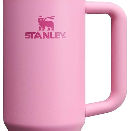 Stanley Quencher FlowState H2.0 Stainless Steel Vacuum Insulated Tumbler with Lid and Straw for Water, Iced Tea or Coffee, Smoothies and More, Peony, 850.5 g