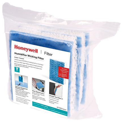 Honeywell Replacement Wicking Filter T, 3 pack, white, 3 Count