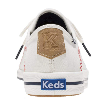 Keds Women's Kickstart Pennant Sneaker, Cream, 9 UK