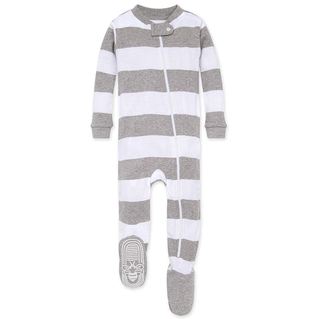 Burt's Bees Baby baby-girls Unisex Pajamas, Zip-fr
