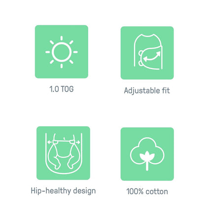 SwaddleMe by Ingenuity Original Swaddle, 100% Cotton, Improves Sleep & Calms Startle Reflex, 0-3 Months, 1.0 TOG, 3-Pack, Baby Swaddle Blanket - Criss Cross
