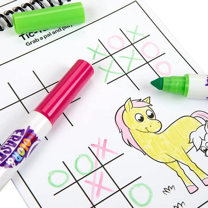 Cahier d'activités réutilisable Crayola Color and Erase, Cadeaux de coloriage pour enfants