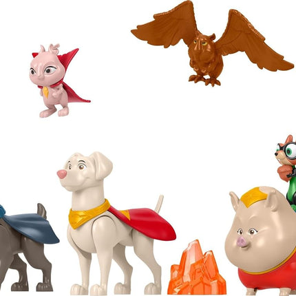 Fisher-Price Superpets Miniature Toy Action Figure Multi-Pack - Set of 6